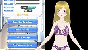 fox girl moans as big tits get fondled deep in forest game