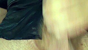 Sexy hung guy rips white slips and jerks oiled big cock! 😈 Big hairy balls closeup cumshot dirty moans 💦