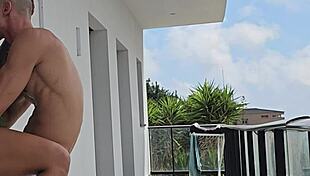fucking tommy cabrio on the balcony thrills me as neighbors watch