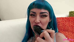Jewelz Blu Moans Loudly During Intense DP and DVP