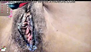 chilena squirts twice on cam? amateur milf toys her wet pussy wild!