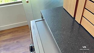 son's friend sniffs my panties so i ride his cock barefoot homemade