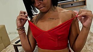 she teased her brother-in-law until he fucked her tight pussy and gaping ass like a total slut