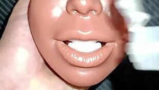 Lipsy delivers intense anal then toy suck from ass to mouth on desk