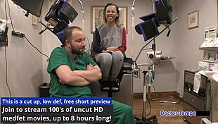 kalani luana handcuffed in latex for dr tampa backstage face fuck