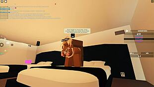 roblox babe rides big black cock in wild ebony session