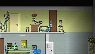 Futanari Monster Dominates Cartoon Captive In Game