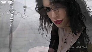 Anna de Ville Freya Dee black white foursome wet anal play