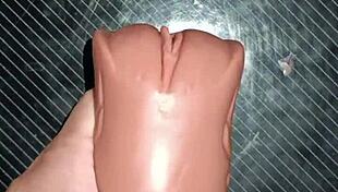 Lipsy delivers intense anal then toy suck from ass to mouth on desk