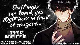 Professor spanks you hard for disobeying - hear my moans!