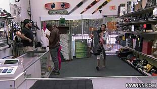 a special gift for grandpappy... petite ebony pawned for hardcore cash pounding 😩