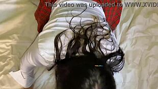 Colombian Schoolgirl Fucked Raw by Janitor in College Balcony Casting