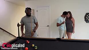 buddy crashes stay but milf girlfriend craves his monster cock ride