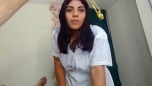 step into this mexican hospital where sexy nurse with big tits sucks patient cock tight