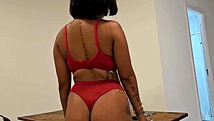 she teased her brother-in-law until he fucked her tight pussy and gaping ass like a total slut