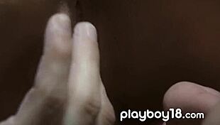 European Teen Beauty Blows Boyfriend During Intimate Bath Session