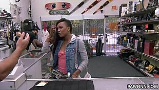 a special gift for grandpappy... petite ebony pawned for hardcore cash pounding 😩