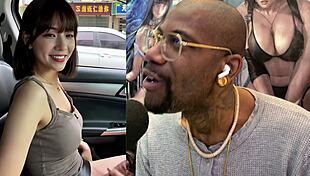 Big Breast Transgender Girl Cums from Deepthroat Clown Cock