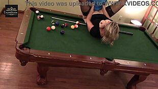 Hot Milf Wife Handled Rough on Pool Table Huge Tits Bounce