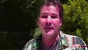 naughty black milf outdoors seduces white guy into pummeling her tight ebony asshole doggystyle