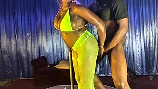 hood guy pays big tit teen stripper to get dicked down all night rough