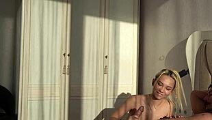 innocent cutie shares intimate room moments with a lucky guy 😉😘