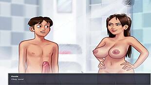 Busty stepmom squirts in shower 69 cam show 😘🚿💦