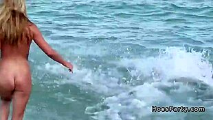 amateurs bang hard in beach tent orgy