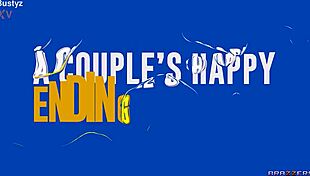 couple gets happy ending massage hailey rose sinatra monroe cumswap rimjob threesome