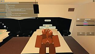 roblox babe rides big black cock in wild ebony session