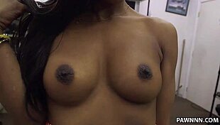 a special gift for grandpappy... petite ebony pawned for hardcore cash pounding 😩