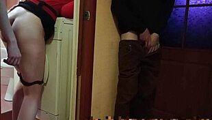 Hey wife sneaks off at party while cuck hubby watches her get shared
