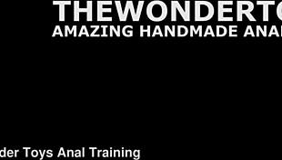 ashley rose fists her gaping ass with handmade balldog size l
