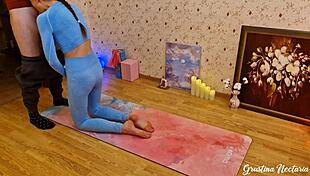did i really fuck my yoga-obsessed girl's tight athletic body doggystyle in leggings?