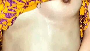 young lactating asian mom gets horny milk squeezed during intense homemade creampie