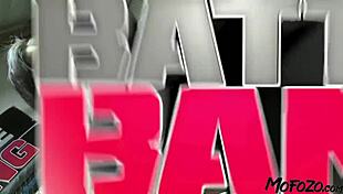 Brunette model fights then deepthroats big cock for a sloppy facial finish