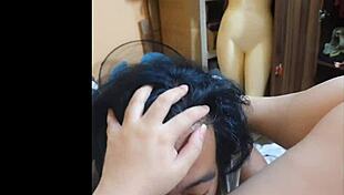 lustful 18+ lady rides BROTHER-IN-LAW in part 2 creampie