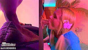 camilla shows sis throat fucking skills up close