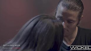 brune babe jane wilde BENT OVER and POUNDED hard by stud
