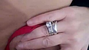 pov of my petite mature wet pussy in lingerie up close