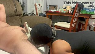 Interracial facefuck gagging on ice cream puke with dirty ass rimming