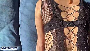 eighteen year old stepdaughter full anal in sheer lingerie exposed