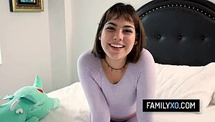 naughty stepdaughter begs stepdad to spank her wet pussy