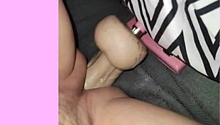 Ladyboy Assfucked By Massive Dildo Machine And Crossdressing Toys
