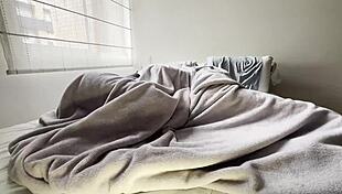 playful nighttime pillow games with my best girlfriend at home