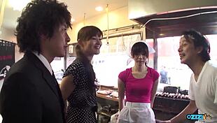 he slaps her thigh red before deepthroating and fucking her big tits and ass