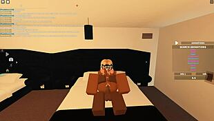 roblox babe rides big black cock in wild ebony session