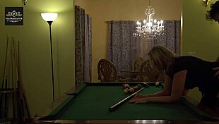 Hot Milf Wife Handled Rough on Pool Table Huge Tits Bounce