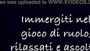 italian femdom mistress dominates slave guy in intense roleplay episode one