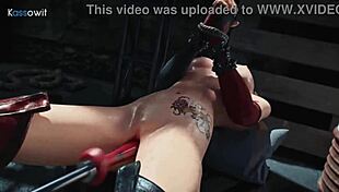 yo harley quinn's pussy throbs taking brutal hits from the relentless sex machine